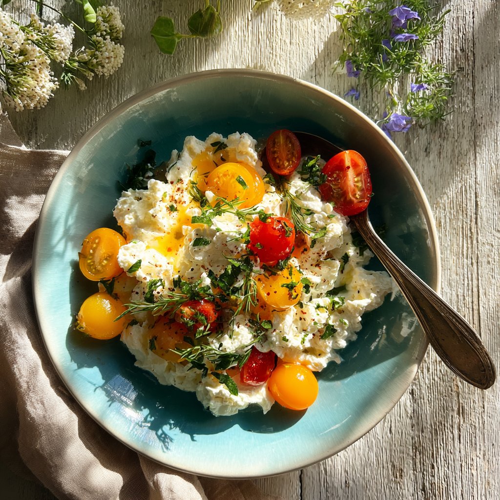 Savory Cottage Cheese Breakfast Bowls