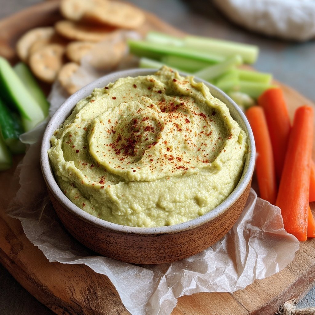 Creamy Avocado and Cannellini Dip