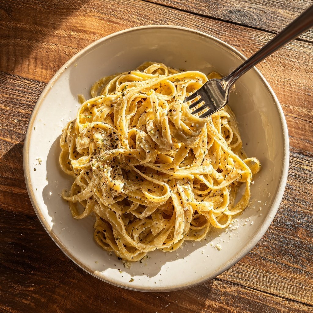 Quick Garlic Butter Pasta