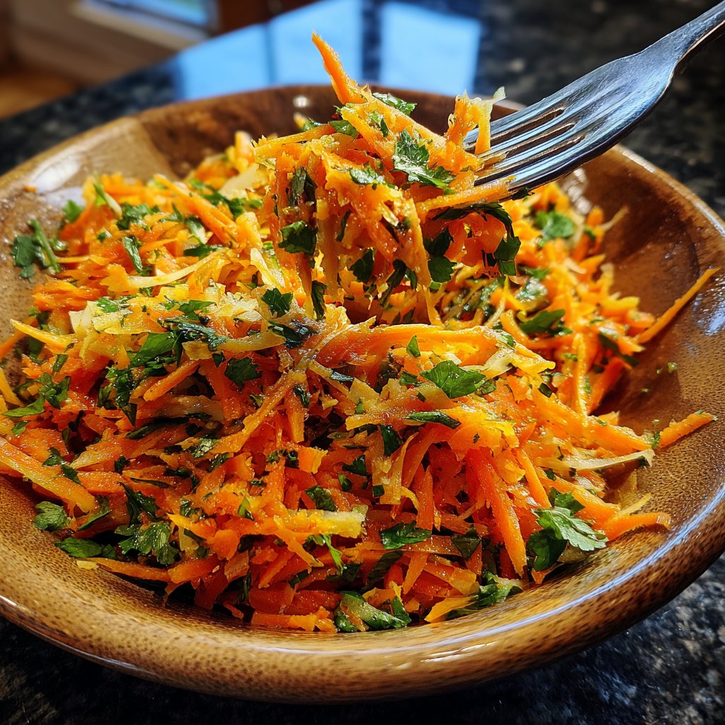 Zingy Ginger Carrot Slaw