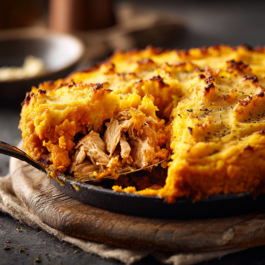Turkey and Sweet Potato Shepherd's Pie