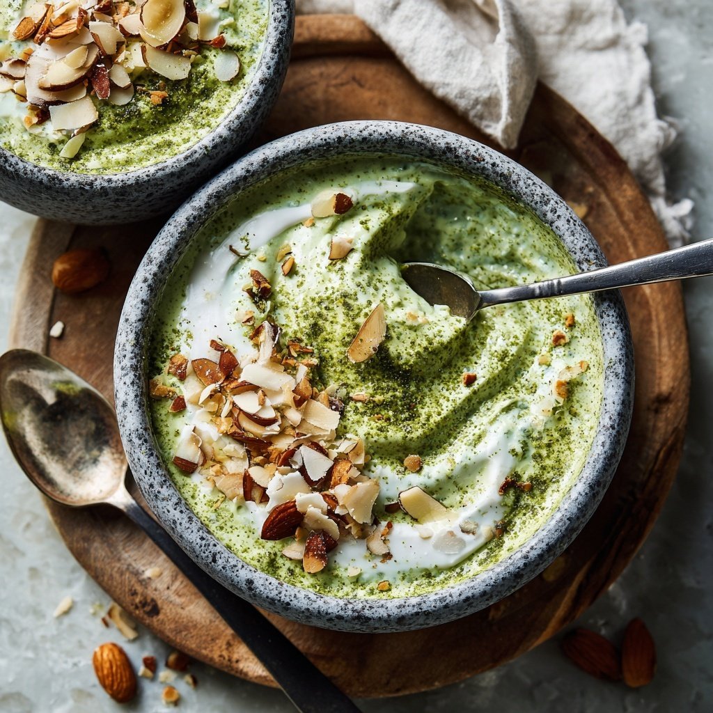 Matcha Coconut Chia Pudding
